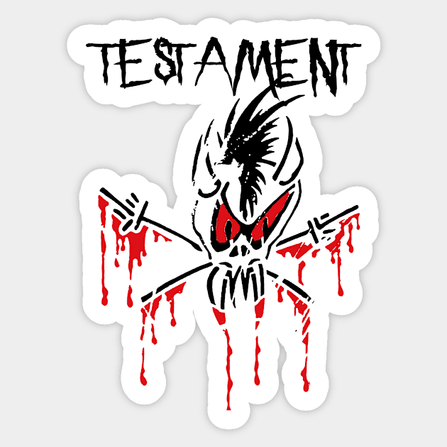 testament headbang Sticker by potato cast